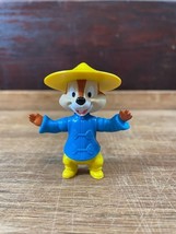 Disney Chip N Dale Chinese Chip Chipmunk Epcot Center Animal Figure PVC Toy - $6.89