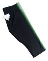 Sports Illustrated Black Green Stripe Athletic Capri Leggings Pants SZ 3X - £15.47 GBP