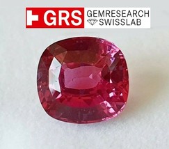 Fine GRS Certified 4.40 cts Natural vivid Pink Sapphire loose gemstone - £11,799.43 GBP