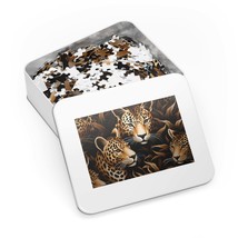 Jigsaw Puzzle in Tin, Leopard,  awd-323, Personalised/Non-Personalised (30, 110, - £28.22 GBP+