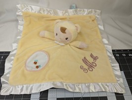 Douglas Baby Doll Lovey Security Blanket Bees Monogrammed Stuffed Animal Toy - £10.31 GBP