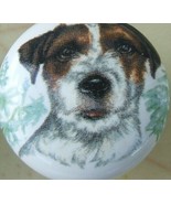 Cabinet Knobs w/ JACK RUSSELL TERRIER Rough  DOG - £4.09 GBP