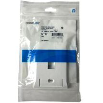 Lot of 5 CommScope Networking Faceplates Single Gang 2 Port Alpine White... - $15.68