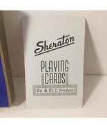 Arrco Playing Cards Vintage For Sheraton Hotel Made In U.S.A Red Floral ... - £11.66 GBP