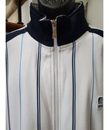 enyce Mens White Striped Polyester Long Sleeve Full Zipper Track Jacket ... - $68.38 CAD