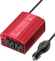 BESTEK 300W Car Power Inverter - DC 12V to 110V AC Car Inverter, Breast ... - $28.99