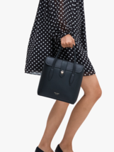 NWB Kate Spade Essential NS Black Leather Tote PXR00270 Satchel $258 Gift Bag FS - £122.63 GBP