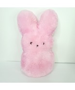 Just Born Peeps Pink Bunny Plush 15&quot; Shaggy Large Stuffed Animal Easter ... - $25.73