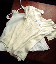 Nuday Creations Embroidered Baby Dress 1950-60&#39;s Size 9 months with Slip - £11.99 GBP