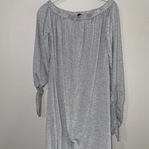 Chic Gray Off-Shoulder Dress - $219.20 MXN