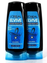2 L&#39;Oréal Paris 12.6 Oz Elvive Power Moisture Hyaluronic Hydrating Condi... - $25.99