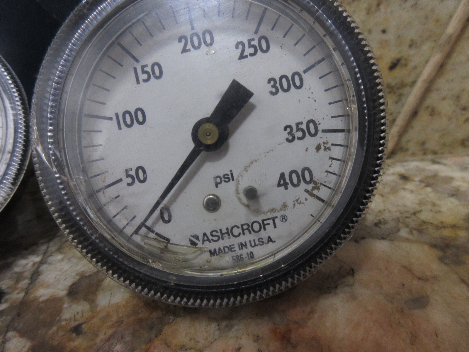 ASHCROFT 586-10 586-07 586-22 PRESSURE GAUGE CHARMILLES 2020 SI CNC EDM 4 PIECES Item image 6