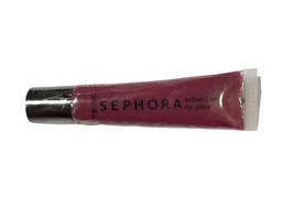 Sephora Brilliant Lip Gloss Feverish Fuchsia 0.5 Fl Oz New - $8.00