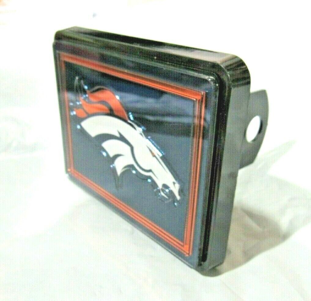 Primary image for NFL Denver Broncos Laser Cut Trailer Hitch Cap Cover Universal Fit WinCraft