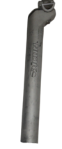 Vintage Trek Icon 31.6mm x 255mm (Cut) Gray Aluminum Seatpost MTB/RD/BMX... - $12.86