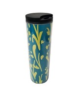 Starbucks 16 oz Yellow Green Abstract Plastic Tumblr With Lid - $180.11 MXN