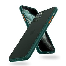 Matte Strong Colored Sides Slim Case for iPhone 11 Pro Max 6.5&quot; DARK GREEN - £5.31 GBP