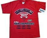 Chicago Bulls T Shirt Unbullievabulls 6 Time Champs CSA Youth 14/16 Vtg ... - £32.11 GBP