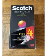 Scotch T-120 HS Brand New VHS 4 Pack - €10,21 EUR
