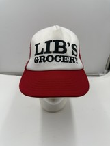 Vintage Trucker Hat Snapback Lib’s Grocery Ball Cap Liberal Democrat Trump - $39.59