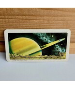 Vintage Space Age Trading Card Saturn 1969 S12N36 Brooke Bond Tea Co - $371.27 MXN
