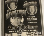 That 70’s Show Tv Guide Print Ad Ashton Kutcher Danny Masterson Tpa16 - $5.93