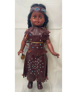 Vintage American Indian Souvenir Figure Native American Girl and Baby  - £27.53 GBP