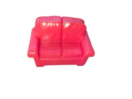 Fisher Price Loving Family Dollhouse Dark Pink 1999 Couch  Y13 - $5.00