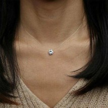 Crystal Choker Invisible Line Zircon Clavicle (16&quot;) - £11.60 GBP