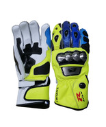 Suzuki MotoGP Motorbike Racing Leather Gloves. ALL SIZES AVAILABLE - $69.00