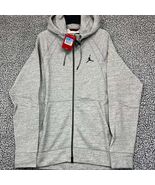 Air Jordan Hoodie Men Medium Gray Jumpman Full Zip Pocket Adult Outdoor ... - $1,441.78 MXN