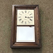 Vintage Seth Thomas 2727-001 Looking Glass Mirror Quartz Wall Clock - £29.71 GBP