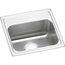 Elkay LRAD1716653 Lustertone Stainless Steel Single Bowl Top Mount ADA Sink - $316.79