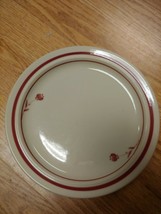 Vintage Symmetry Collection Epoch Burgundy 161 Salad Plate Made Korea - $5.99
