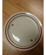 Vintage Symmetry Collection Epoch Burgundy 161 Salad Plate Made Korea - $8.13 CAD