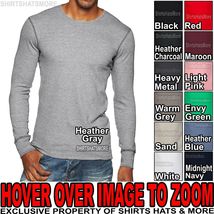 Mens Long Sleeve THERMAL T-Shirt Waffle Base Layer Underwear S, M, L, XL... - £9.39 GBP+