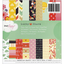 American Crafts Dear Lizzy Lucky Charm Collection 6 X 6 Paper Pad - £19.94 GBP