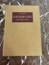MEDICINA LEGALE PER IL MEDICO PRATICO-Folco Domenici -Wassermann II ed. ... - $159.07 MXN