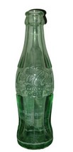 Vintage 6 oz Clear Green Glass COCA-COLA BOTTLE St Petersburg FLA Embossed - $8.00