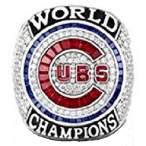 Chicago Cubs Replica World Series Champions 2016 Ring Baez Bryant Rizzo Sz 8-14 - £15.68 GBP