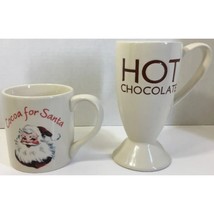 Cocoa For Santa Mug By Kringles Kitchen &amp; Hot Chocolate Mug By Whitttard... - £16.49 GBP