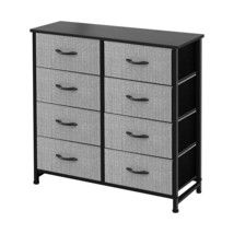 Storage Dresser Furniture Unit-Tall Standing Organizer For Bedroom, Office, Livi - £98.76 GBP