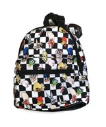 Bioworld WB Looney Tunes MINI Backpack Black White Checkered Bugs Bunny ... - £21.83 GBP