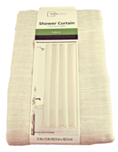Mainstays BRAND NEW Fabric Shower Curtain Polyester Textured Tan 72 IN x... - $15.83