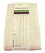 Mainstays BRAND NEW Fabric Shower Curtain Polyester Textured Tan 72 IN x... - £12.24 GBP