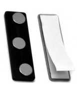 100 NAME BADGE TAG MAGNETS FASTENER STRONG DOUBLESTICK TAPE &amp; EASY REMOV... - $90.05 CAD