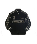Authentic Mustang Shelby Racing Cotton Twill Black Jacket  JH Design  - £125.85 GBP