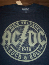 Vintage Style Acdc High Voltage Band T-Shirt Big &amp; Tall 4XB 4XL New w/ Tag - £19.73 GBP