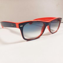 Ray Ban RB 2132 789/3F Orange/Blue New Wayfarer Unisex Sunglasses w/Case - $89.99