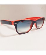 Ray Ban RB 2132 789/3F Orange/Blue New Wayfarer Unisex Sunglasses w/Case - £70.35 GBP